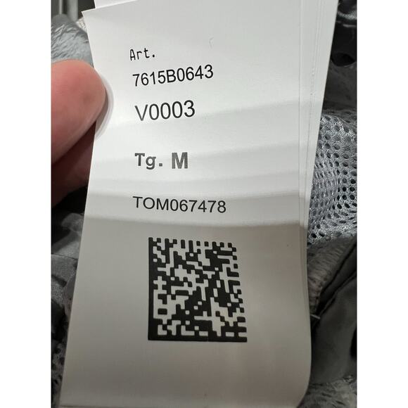 NWT Stone Island Shorts Mens Medium Gray Swim Trunks Logo Patch - Picture 10 of 13